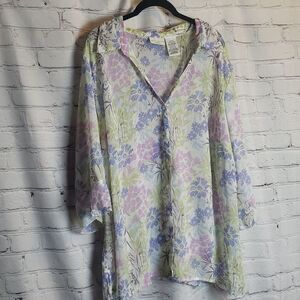 White Stag Floral 3x Top